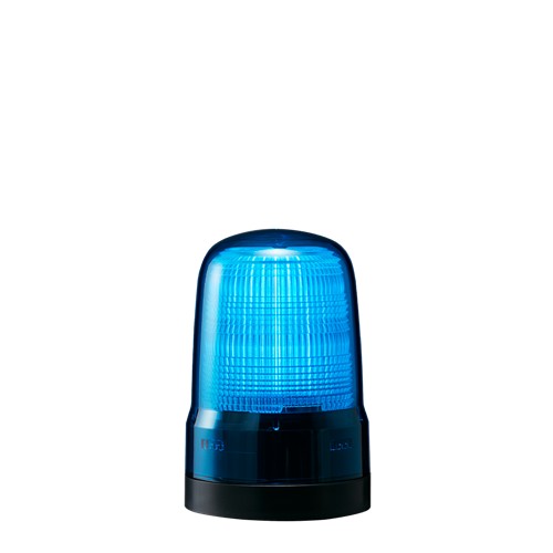 Patlite Corporation SL08-M1KTN-B | 80mm Flashing Signal Beacon, Blue, 12-24V DC, Terminal Block