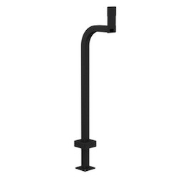 Pedestal Pro 22PE1-2NIP-01-CRS | 48" Pedestal, Steel, Gooseneck, 2N