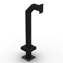 Pedestal Pro 33PE1-AXIS-01-CRS | 42" Pedestal, Steel, Black