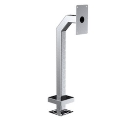 Pedestal Pro 33PE1-ZENI-02-304 | 42" Pedestal, Stainless Steel, Gooseneck, Zenitel