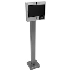 Pedestal Pro 33PED-BUT-003-CRS | 44" Pedestal, Low Profile, Powder-Coated Steel, Surface 12"