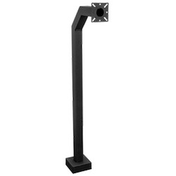 Pedestal Pro 42-9C-ALUM-BLK | 42" Aluminum Pedestal, Architectural, Black