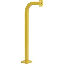 Pedestal Pro 42-9C-YEL | 42" Gooseneck Pedestal, Yellow