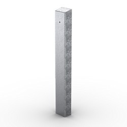 Pedestal Pro 64TOW-AWID-03-304 | 47" Pedestal, Tower, Stainless Steel, 4x6