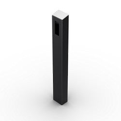 Pedestal Pro 64TOW-AXIS-04-304 | 47" Pedestal, Tower, Stainless Steel, 4x6