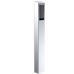 Pedestal Pro 64TOW-ZENI-04-304 | 47" Stainless Steel Tower Pedestal, 4" x 6"