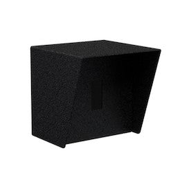 Pedestal Pro 66HOU-PAXT-03-CRS | 6" x 6" x 6" Square Black Housing