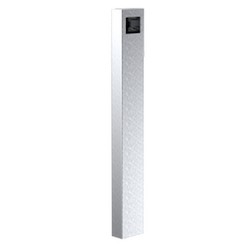 Pedestal Pro 84CAB-KNOX-01-304 | 60" Pedestal, Bollard, Stainless Steel, 8x4