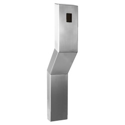 Pedestal Pro ADA-SS-TWR-54X8X4Z | 54" Stainless Steel Tower, Architectural (8" face)