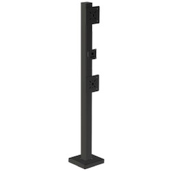 Pedestal Pro HD-78-4-TSP | 78" Triple Headed Heavy Duty Pedestal (Semi Truck)