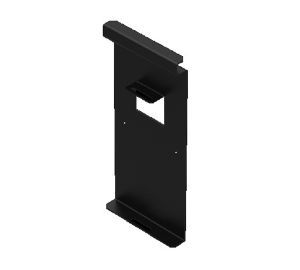 Peerless DS-ACC770 Media Player Mounting Bracket, Non-security Hardware, 24 Lb Load, Powder Coated, Black, For Full Service Video Wall Mount