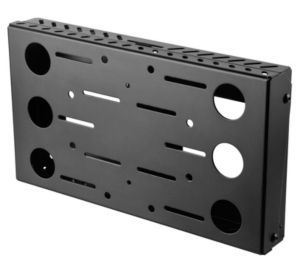 Peerless DS509 Tilt Mount, Security Hardware, Slim, Powder Coated, Black, With Pc Holder