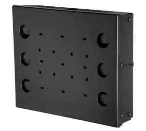 Peerless DST360 Flat/tilt Wall Or Ceiling Mount, Security Hardware, Heavy Gauge Steel, Powder Coated, Black, With Media Device STo rage, For 26 To 60 Display