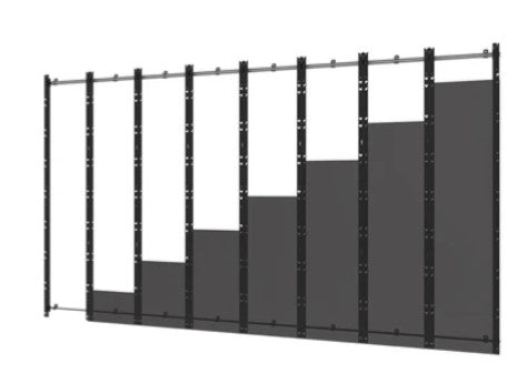 Peerless DS-LEDLSCB-8X8 | SEAMLESS Kitted Series Flat DVLED Mounting System for LG LSCB Series Direct View LED Displays