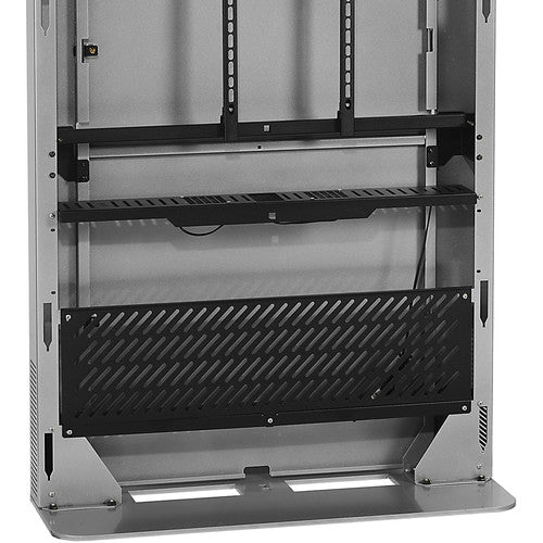Peerless-AV KIPC3543-S | Portrait Kiosk, 75 Lb Load, Fits 43 Screen, Steel, Powder Coated, Silver