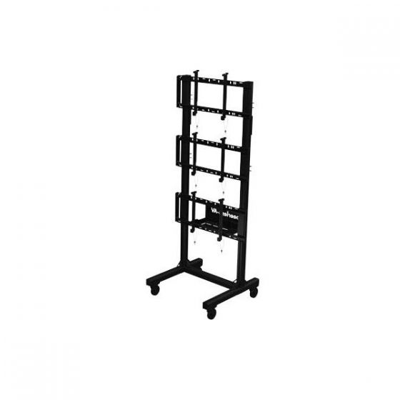 Peerless DS-C560-1X3 | SmartMount Portable Video Wall Cart 1x3 Configuration
