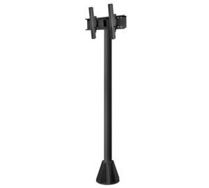 Peerless EPMU-08 | Wind Rated Pedestal Tilt Mount, 8' Pole Length, Black