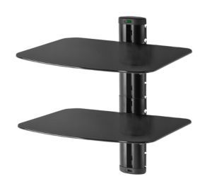 Peerless ESHV30 | Dual Glass AV Wall Shelf