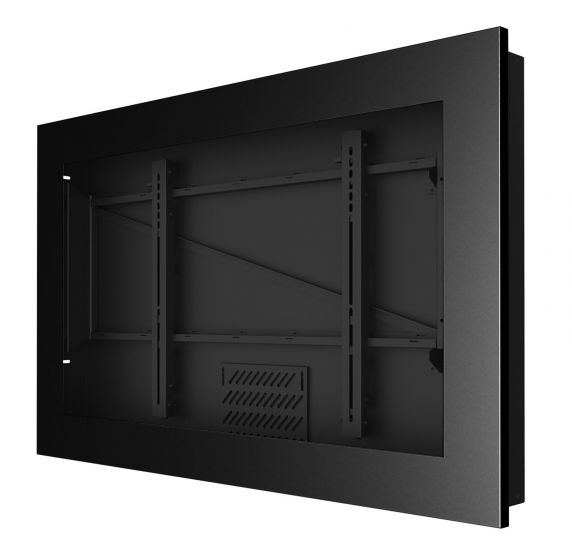 Peerless KIL740 | Landscape In-Wall Kiosk Enclosure for 40" Displays, Black