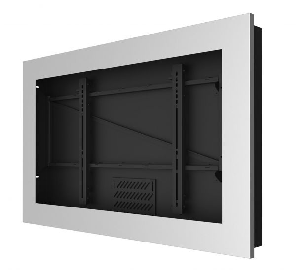 Peerless KIL742-S | Landscape In-Wall Kiosk Enclosure for 42" Displays, Silver