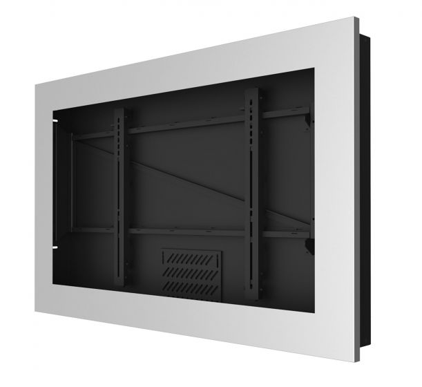 Peerless KIL749-S | 49" Landscape In-Wall Kiosk Enclosure, Silver