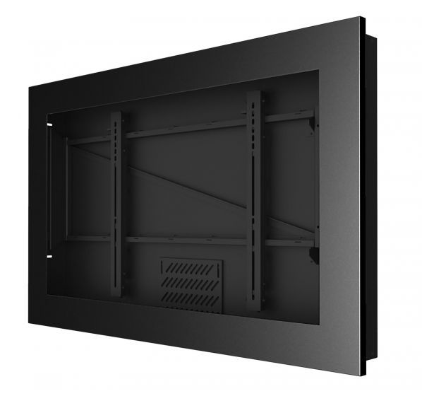 Peerless KIL749 | 49" Landscape In-Wall Kiosk Enclosure, Black