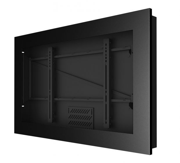 Peerless KIL755 | 55" Landscape In-Wall Kiosk Enclosure, Black