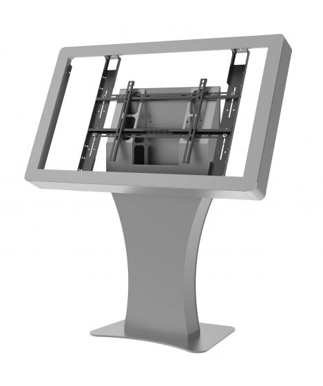 Peerless KILH540-S | 40" Landscape Kiosk Enclosure up to 3.5" Deep, Silver