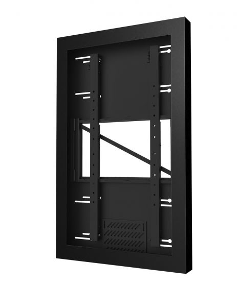 Peerless KIP648-28D | On-Wall Kiosk Portrait Enclosure for 48" Displays up to 2.85" Deep