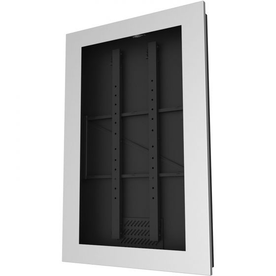 Peerless KIP748-S | 48" Portrait In-Wall Kiosk Enclosure, Silver