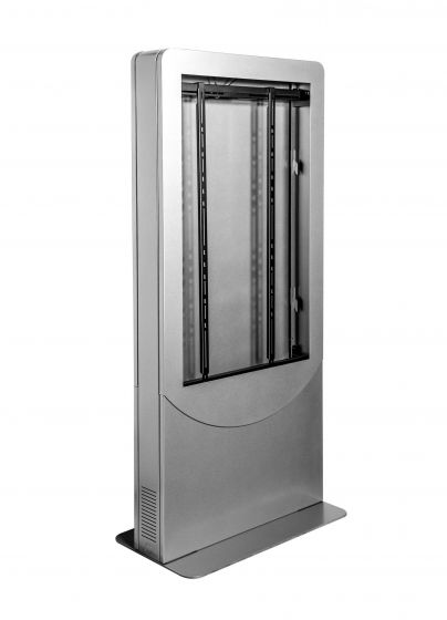 Peerless KIPC2546-S | 46" Portrait Kiosk, Silver