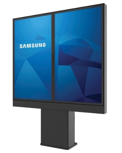 Peerless KOF555-2OHF | Outdoor Digital Menu Board, Supports (2) 55" Samsung OHF Displays
