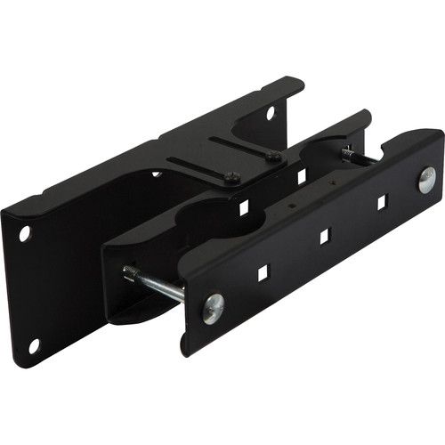 Peerless MOD-WP2 | Modular Dual Pole Wall Plate, Black
