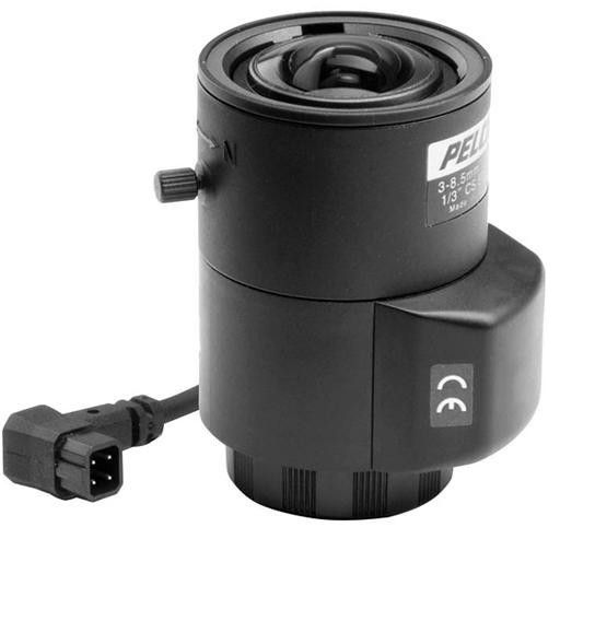 Pelco 13VDIR3-8.5 | 3.0-8.5 mm Direct Drive AI, IR-corrected, CS-Mount