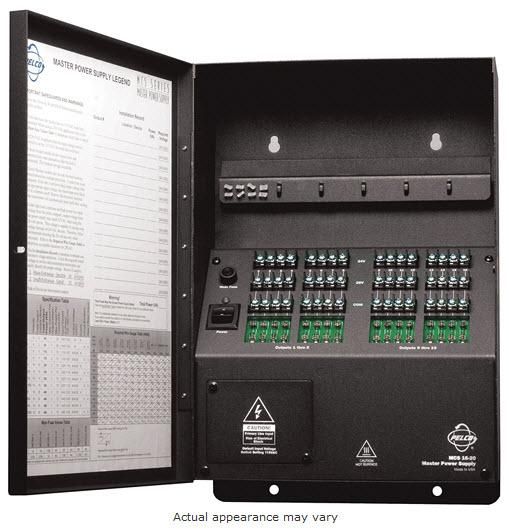 Pelco MCS16-20 | Indoor Power Supply 20Amp 16 Outputs