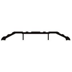 Pemko 170A72 | Door Threshold, Barrier-Free Saddle, 72" L x 4" W x 1/2" H, Aluminum, Mill, For Commercial