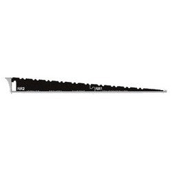 Pemko RR272 | Door Threshold Ramp, Fire-Retardant, 1" Offset, 72" L, Styrene Butadiene Rubber, Black, with Miter Return