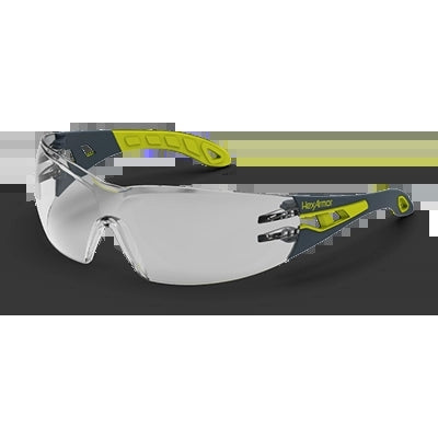Performance Fabrics 11-10002-03 | MX200 Safety Glasses Rimless Lens, Soft Grip Side Arms Slip Free, Anti-Fog, Scratch Resistant