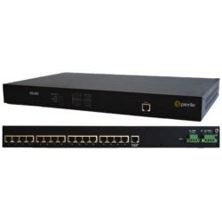 Perle Systems 4032430 | Utility Terminal Server, 16 x RJ45 Serial Ports With Software selectable RS232/422/485 Interface, 24/48 VDC power