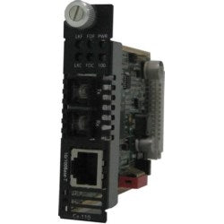 Perle Systems 5051510 | 10/100Base-TX Media and Rate Converter Module, 10/100Base-TX (RJ-45) to 100Base-ZX 1550 nm Single-Mode (SC)