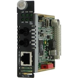 Perle Systems 5052890 | CM-1110-S2ST160– Media and Rate Converter Module 10/100/1000Base-T to 1000Base-ZX 1550 NM Single-Mode