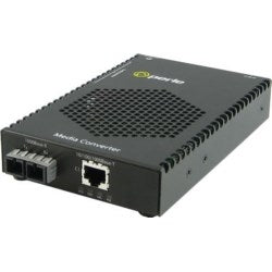 Perle Systems 5081044 | 10/100/1000Base-T to 1000Base-LX/LH Media and Rate Converter with PoE+, SC Single-Mode, 1310 NM