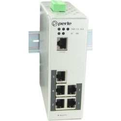 Perle Systems 7013260 | Industrial Managed Gigabit Switch, 5-Port (5 x 10/100/1000Base-T), -40 °C to +75 °C Extended Temperature