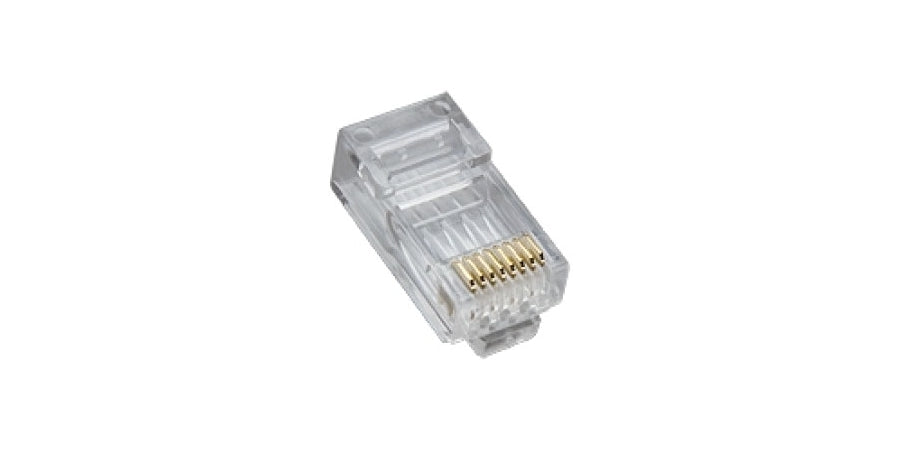 Platinum Tools 106168J | Modular Plug, RoHS Compliant, UL Listed, RJ45, Polycarbonate, Clear
