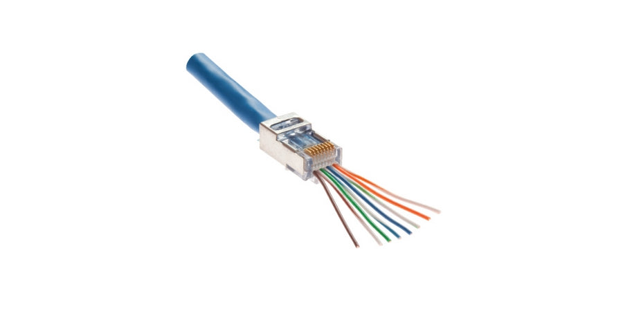 Platinum Tools 202020J | EZ-RJ45 Shielded Cat5/5e/6 Connector