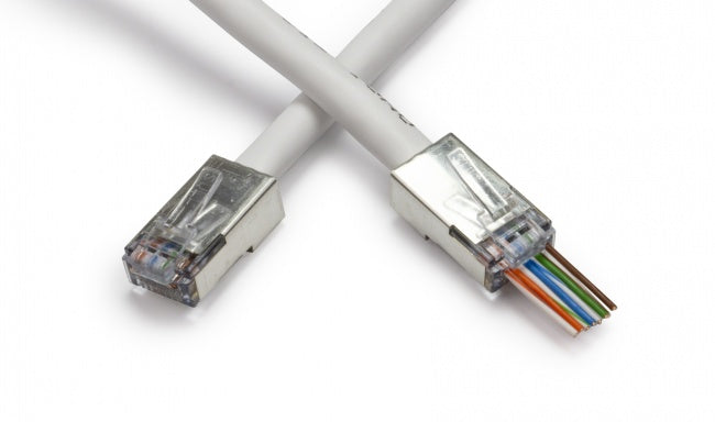 Platinum Tools Inc 100020 | Connector, Shielded, Cat5E & Cat6 With Internal Ground, 50 Pc