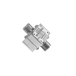 Polyphaser Transtector IS-50UX-C0 | UHF F/F Coaxial RF Surge Protector, 1.5MHz - 700MHz, DC Block, 2kW, 10mJ, Blocking Cap, Bracket Up, Hole Mount