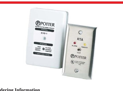 Potter Electric Signal 2000073 | Remote Test Annunciator - Detector