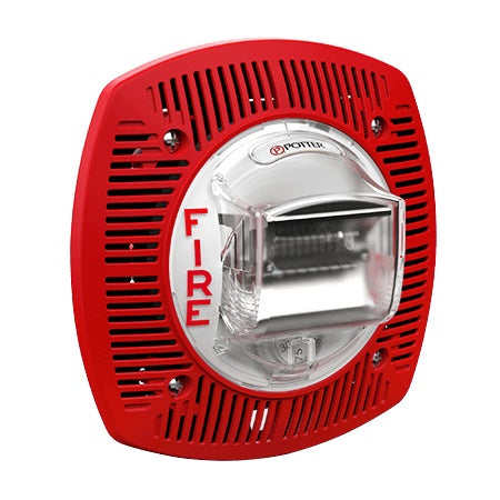 Potter Electric Signal 4890306 | Weather Proof Speaker/Strobe - FIRE - Red