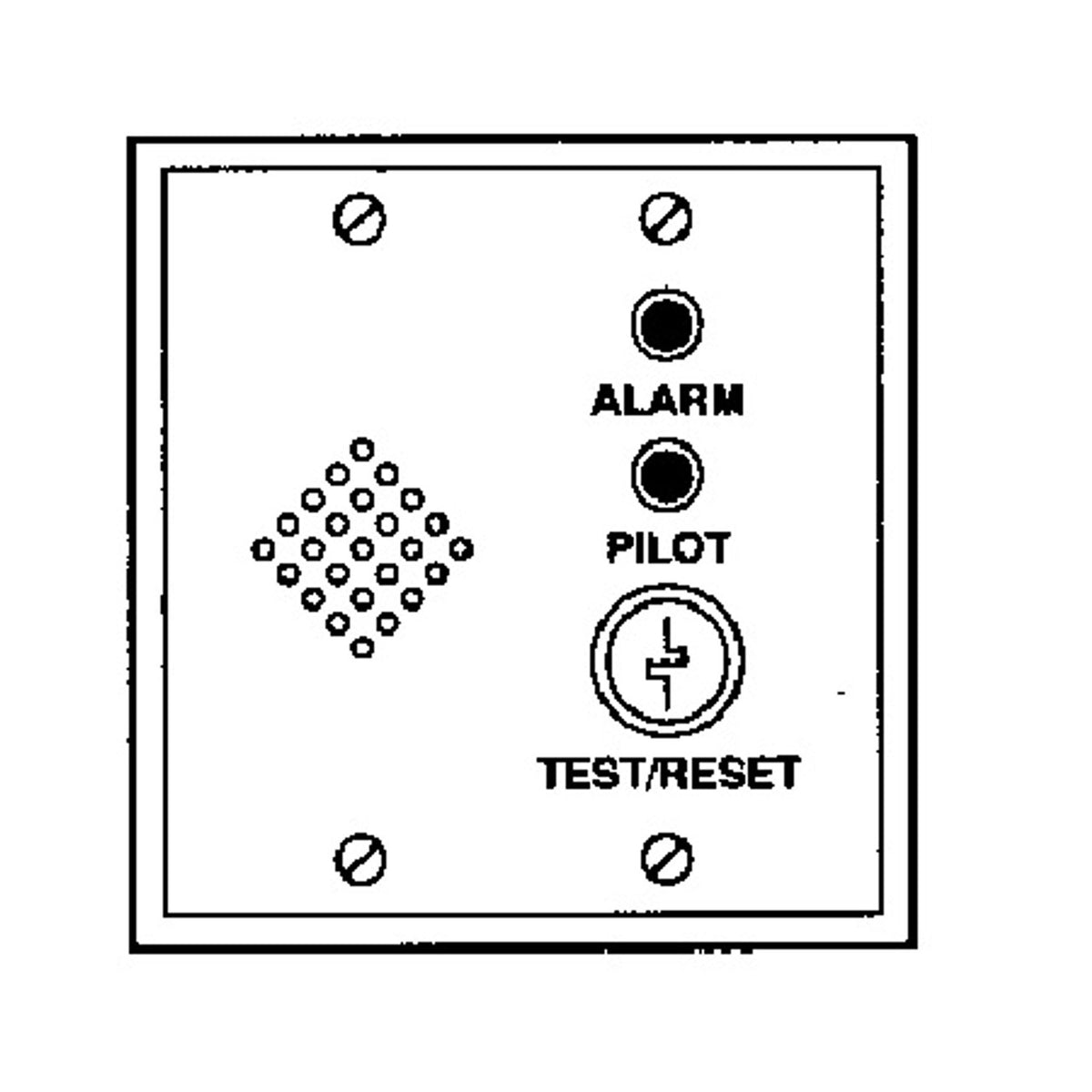 Potter Electric Signal - Usa 1000252 | Ms-Rh/Ka/P/R Remote Alarm - Control Panel